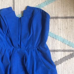 Guess Strapless Cobalt Cocktail Dress - size 4